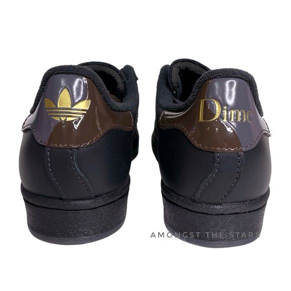 Adidas x Dime Superstar ADV Carbon Brown Skateboarding Sneakers - Picture 15 of 16